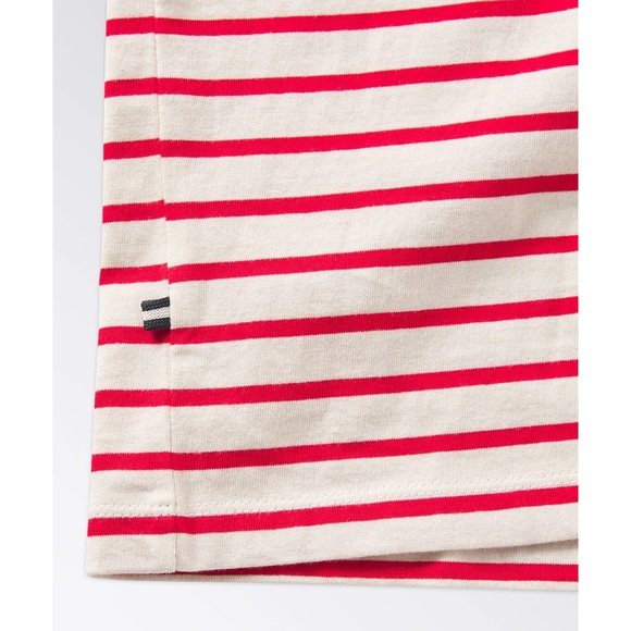 New Oobe Brand Brewster stripe tee in Red Size Small - Picture 3 of 8